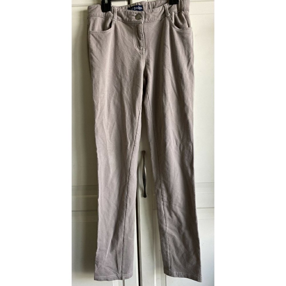Mini Boden Girlâs Size 13 Neutral Gray Cotton Knit Pant